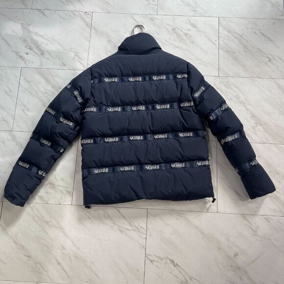 AKINGS Logo Puffer Jacket - Navy - Picture 2 of 5